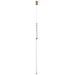 6639/12L HIGHTECH ODL24 металл/античная бронза/белые бусы из акрила Подвесной светильник IP 20 LED 12W 720Лм 3500K 220V MONELLA