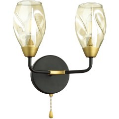 Бра с выключателем E14 2*40W 220V FAWN 5208/2W
