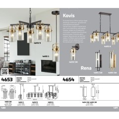 Бра Odeon Light 4655/1W RENA под лампу 1xE14 60W