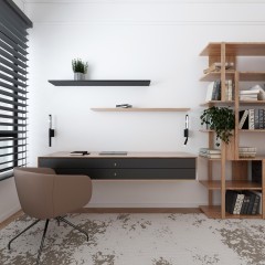 Светильник настенный с выключателем LED 5W+3W 3000K 320Лм Novotech FERMO 359436