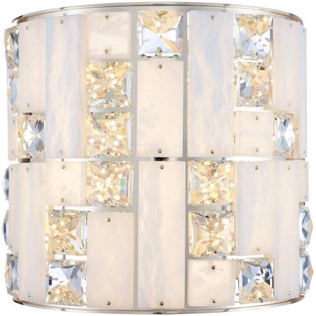 5072/28WL HALL ODL24 495 золото/прозрачный/белый/металл/хрусталь/алебастр Бра LED 15W 3700K CROSSA