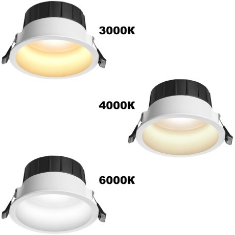 359559 Светильник встраиваемый Novotech WIR с переключателем цв. температуры IP44 LED Ra90 Lm4800 40W 220-240V 3000К\4000К\6000К CLARA