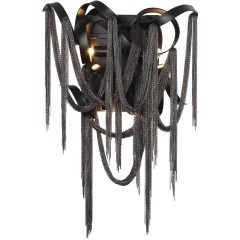 5067/4W HALL ODL24 395 черный/металл/металл Бра G9 4*40W CHAINY