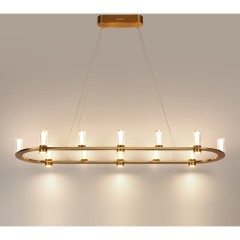 Подвесной светильник IP20 LED 69W 3830Лм 3000K 180° 220V DEFANCE 7144/65L