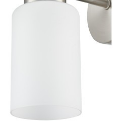 8099/1W COMFI LN25 никель/белый металл/стекло Бра Е14 1*40W 220V MAVE