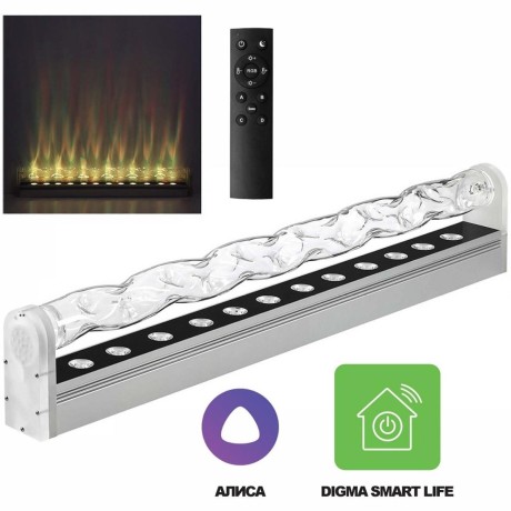 7027/16FL HIGHTECH ODL25 307 Напольный переносной све-к (вкл в розетку) IP20 LED 16W RGBCW с перекл-м цветов с ПДУ/DIGMA SMART LIFE (АЛИСА) A110-240V