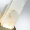 5437/12TL HIGHTECH ODL_EX25 101 бронзовый брашинг/металл/смола под алебастр/акрил Настольная лампа LED 12W 3000K 1402Лм FOROS