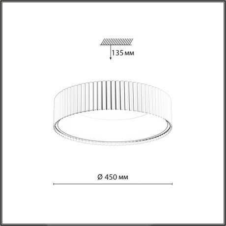 Светильник LED 56Вт 3000-6000K IP43 ССТ Sonex SHARMEL 7762/56L