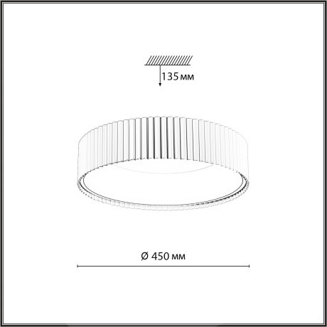 Светильник LED 56Вт 3000-6000K IP43 ССТ Sonex SHARMEL 7762/56L