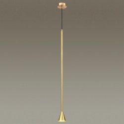 Подвесной светильник цилиндр Odeon Light 3884/1G P IPA под лампу 1xGU10 7W