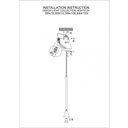 Подвесной светильник цилиндр Odeon Light 3884/1G P IPA под лампу 1xGU10 7W