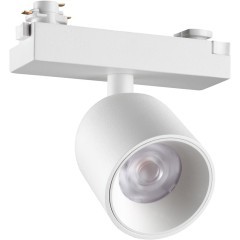 359810 Белый светодиодный однофазный трехжильный трековый светильник 10Вт 882Лм 4000К 32° CRI≥90 180-265V IP20 Novotech SOLETTE