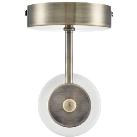 8100/1W COMFI LN25 бронза/белый металл/стекло Бра Е14 1*40W 220V MAVE