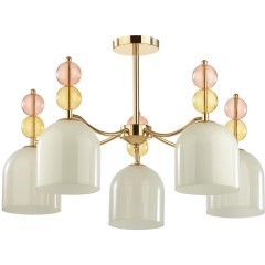 Люстра потолочная Lumion 4589/5C GILLIAN под лампы 5xE14 5*40W