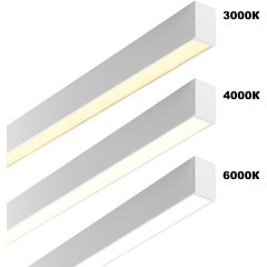 Светильник линейный Novotech  светодиод. с переключ. цв. температуры IP20 LED 40W 220-240V 3000К\4000К\6000К FATTO 359604