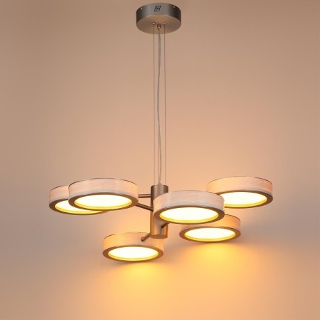 5451/99L L-VISION ODL_EX26 белый/никель/металл/керамика/акрил Люстра LED 99W 2000К/3000K/4000K Rivera