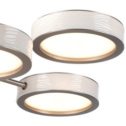 5451/99L L-VISION ODL_EX26 белый/никель/металл/керамика/акрил Люстра LED 99W 2000К/3000K/4000K Rivera