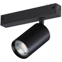 359965 Черный трековый светильник под сменную лампу GU10 макс 50W Novotech VECTOR