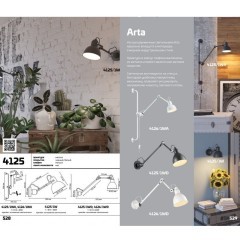 Спот на гибкой ножке Odeon Light 4125/1WD ARTA под лампу 1xE14 1*40W