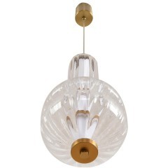 8325/28L Светодиодный подвесной светильник с прозрачным плафоном и бронзовым основанием 13Вт 617Лм 4000K CRI80 220V LUMION TAISHA