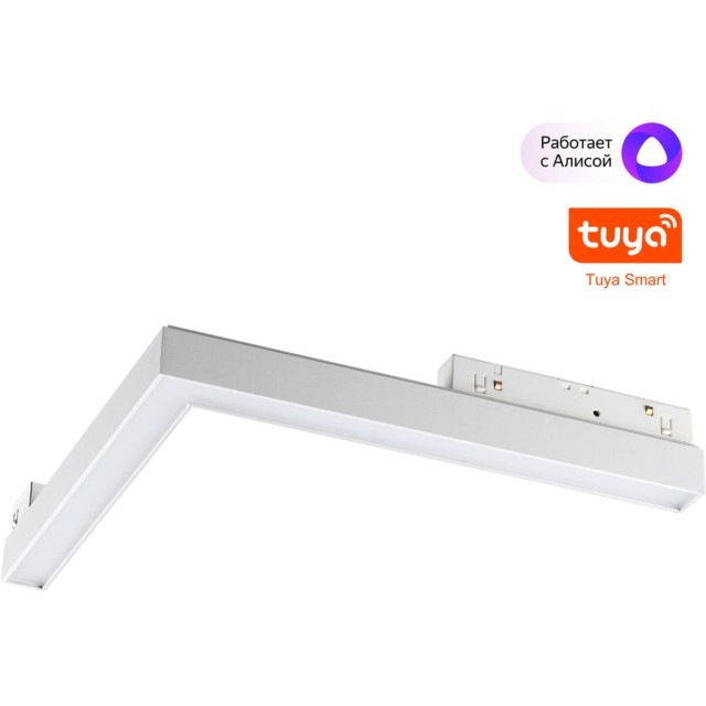 359501 Трековый светодиодный TUYA SMART светильник Novotech Flum CRI90+ 3000-6500К 1920Лм 100° 24W Bluetooth, голосовое управление (через хаб)