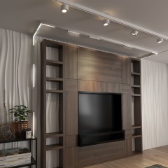 359501 Трековый светодиодный TUYA SMART светильник Novotech Flum CRI90+ 3000-6500К 1920Лм 100° 24W Bluetooth Wi-Fi Алиса