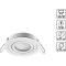 371017 Белый круглый встраиваемый светильник 92мм с поворотной лампой GU10 50W 220-240V IP20 Novotech MORUS