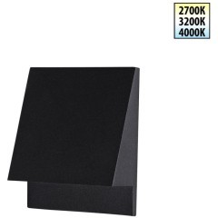 Уличная подсветка для лестниц встраиваемая в стену с переключателем цветовой температуры и влагозащитой Novotech IP65 LED 3W 100-240V 2700К\3200К\4000К SCALA 359723