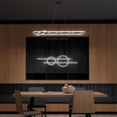 Светильник подвесной диммируемый, в комплекте пульт 4000К 116W Novotech ONDO 359182