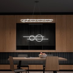 Светильник подвесной диммируемый, в комплекте пульт 4000К 116W Novotech ONDO 359182