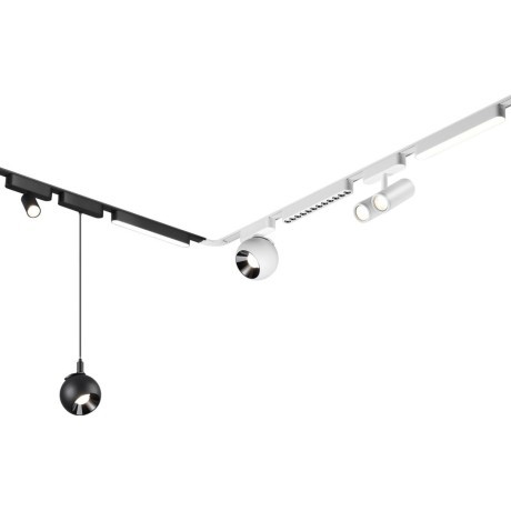 359096 Трековый магнитный светодиодный светильник Novotech SMAL 48V CRI90+ 4000К 800Лм 120° 10W