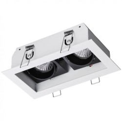 Встраиваемый светильник Novotech 370713 GESSO под лампы 2xGU10 50W