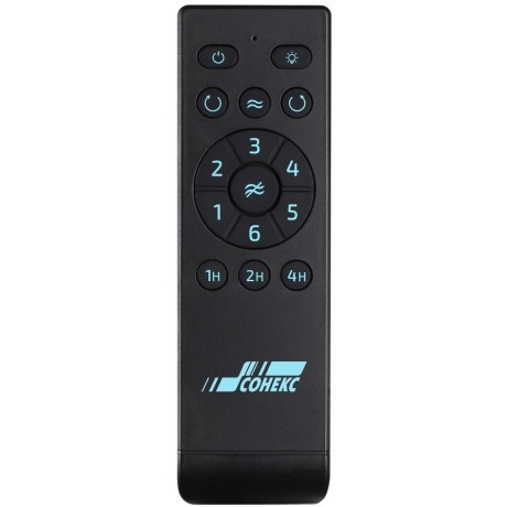 7701/24L VIVA LED SN24 Люстра-вентилятор черный LED 24Вт 3000-6000K D1220 пульт ДУ STORM