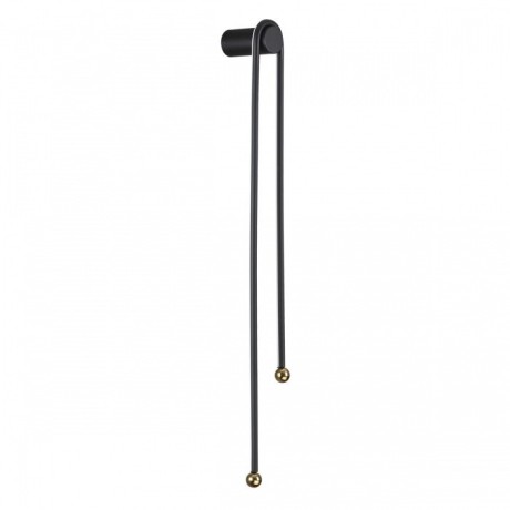 6633/18WL HIGHTECH ODL24 металл/черный/акрил Настенный светильник IP20 LED 18W 3000K 220V MEMFI