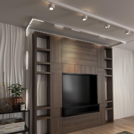 359503 Трековый светодиодный TUYA SMART светильник Novotech Flum CRI90+ 3000-6500К 1920Лм 100° 24W Bluetooth Wi-Fi Алиса