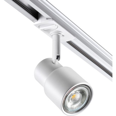 Однофазный двужильный трековый светильник Novotech 370927 MOLO под сменную лампу GU10