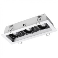 Встраиваемый светильник Novotech 370714 GESSO под лампы 3xGU10 50W