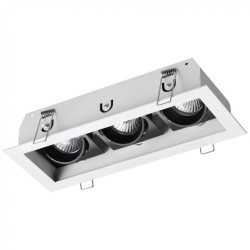 Встраиваемый светильник Novotech 370714 GESSO под лампы 3xGU10 50W