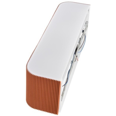 8329/4W Настенный текстильный светильник с красно-коричневым плафоном, под 4 лампы E14 макс 40Вт 220V LUMION GOFERA