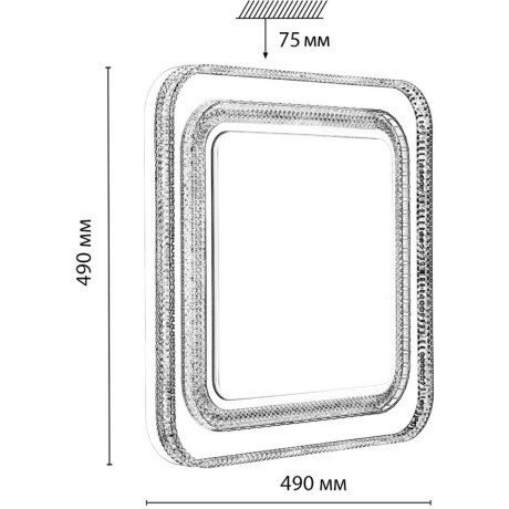 Настенно-потолочный светильник СОНЕКС SUZY SILVERSUZY SILVER 7685/EL