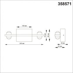 Архитектурная подсветка светодиодная Street 358571 IP54