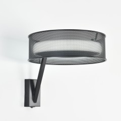 8370/15WL Настенный светильник с черным перфорированный металлическим абажуром 15Вт 650Лм 3000;4000;6000K CRI80 220V LUMION ALVA