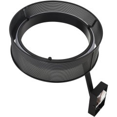 8370/15WL Настенный светильник с черным перфорированный металлическим абажуром 15Вт 650Лм 3000;4000;6000K CRI80 220V LUMION ALVA