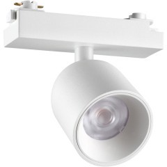 359805 Белый светодиодный однофазный двужильный трековый светильник 10Вт 882Лм 3000К 32° CRI≥90 180-265V IP20 Novotech SOLETTE