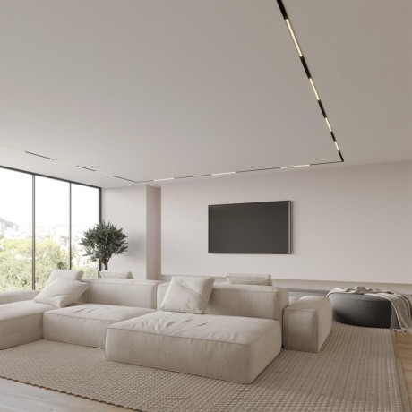 359483 Трековый светодиодный TUYA SMART светильник Novotech Flum CRI90+ 3000-6500К 960Лм 100° 12W Bluetooth Wi-Fi Алиса