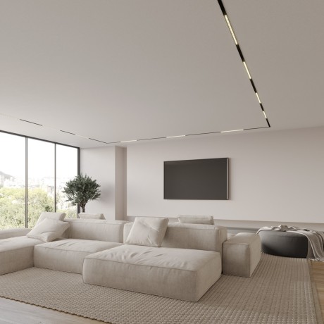 359483 Трековый светодиодный TUYA SMART светильник Novotech Flum CRI90+ 3000-6500К 960Лм 100° 12W Bluetooth Wi-Fi Алиса