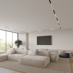 359483 Трековый светодиодный TUYA SMART светильник Novotech Flum CRI90+ 3000-6500К 960Лм 100° 12W Bluetooth Wi-Fi Алиса