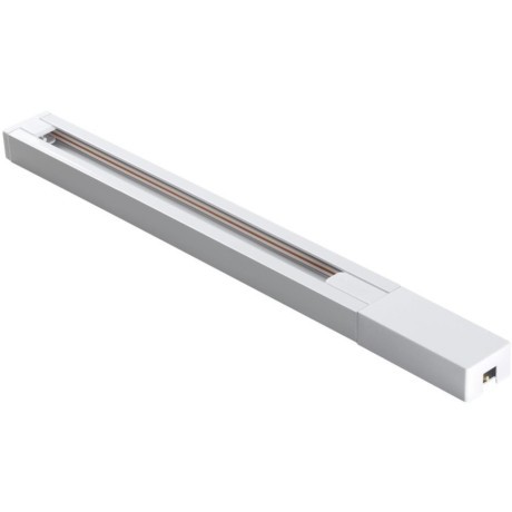 2м белый однофазный двужильный накладной шинопровод Novotech 135137