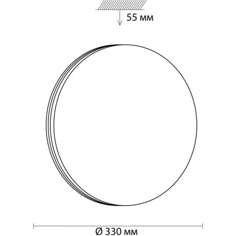 Настенно-потолочный светильник Sonex 3015/CL SMALLI IP43 светодиодный LED 30W