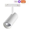 359497 Трековый светодиодный TUYA SMART светильник Novotech Flum CRI90+ 3000-6500К 1800Лм 38° 20W Bluetooth Wi-Fi Алиса